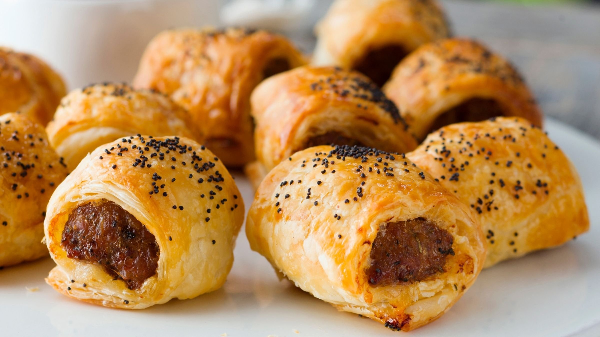 Lamb and Mint Sausage Rolls Pampas